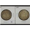 Image 1 : 1961 & 1965 CANADA SILVER 50 CENTS