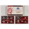 Image 1 : 1999 US SILVER PROOF SET (WITH BOX)