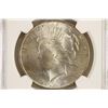 Image 1 : 1923 PEACE SILVER DOLLAR NGC MS64