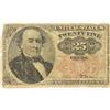 Image 1 : CIVIL WAR ERA US 25 CENT FRACTIONAL CURRENCY