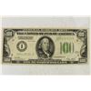 Image 1 : 1928-A US $100 FEDERAL RESERVE NOTE GREEN SEAL