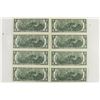 Image 2 : 8-1976 CRISP UNC $2 US FRN'S CONSECUTIVE SERIAL 'S