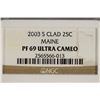 Image 3 : 2003-S MAINE QUARTER NGC PF69 ULTRA CAMEO