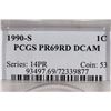 Image 3 : 1990-S LINCOLN CENT PCGS PR69RD DCAM