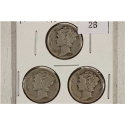 1940 P/D/S MERCURY DIMES