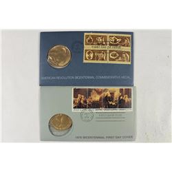 1972 & 1976 US BICENTENNIAL COMMEMORATIVE MEDAL