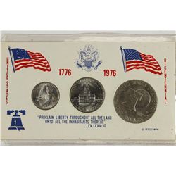 1776-1976 US BICENTENNIAL 3 COIN SET