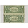 Image 2 : 2-1957 $1 SILVER CERTIFICATES STAR NOTES