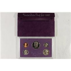 1987 US PROOF SET (WITH BOX)