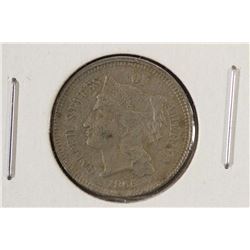 1865 THREE CENT PIECE (NICKEL)