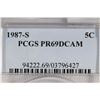 Image 3 : 1987-S JEFFERSON NICKEL PCGS PR69 DCAM