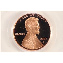 2003-S LINCOLN CENT PCGS PR69RD DCAM