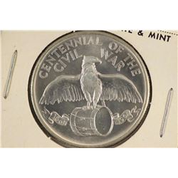 STERLING SILVER UNC ROUND FORT SUMTER FIRST