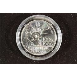 1986 FRANCE SILVER PROOF 100 FRANC PIEFORT
