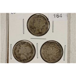 1925 P/D/S MERCURY DIMES