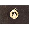 Image 2 : APPROX. 1.7 GRAM 14KT GOLD CHARM WITH STONE