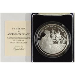 1986 SAINT HELENA AND ASCENSION SILVER PF 25