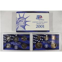2001 US PROOF SET (WITH BOX)