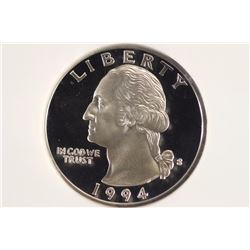 1994-S WASHINGTON SILVER QUARTER NGC PF69 ULTRA