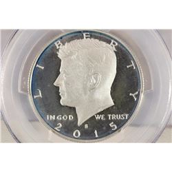2015-S SILVER KENNEDY HALF DOLLAR PCGS PR69 DCAM