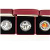 Image 2 : 3 CANADA 2013-$10 SILVER COINS RCMP, HOCKEY AND