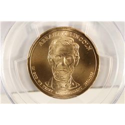 2010-P LINCOLN DOLLAR PCGS SP68 POS. A SATIN