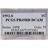 Image 3 : 1992-S LINCOLN CENT PCGS PR69RD DCAM