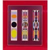 Image 1 : Yaacov Agam (b. 1928) Israeli, THREE IN ONE (Red), color screenprint, signed in pencil, the num...