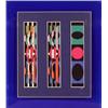 Image 1 : Yaacov Agam (b. 1928) Israeli, THREE IN ONE (Blue), color screenprint, signed in pencil, the nu...