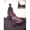 Image 1 : Altina (20th Century) American, EMPEROR ON A SKATE, fiberglass multiple sculpture with roller w...