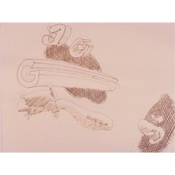 John Altoon (1925-1969) American, UNTITLED (Brown), 1968, lithograph, signed in pencil, numbere...