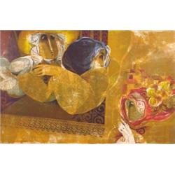 Sunol Alvar (b. 1935) Spanish, LE REGARD DU FUTURE, color lithograph, signed in pencil, the num...