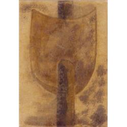 AMT (20th Century) Mexican, UNTITLED, mixed media on paper, 14 x 10", signed "AMT" lower right,...