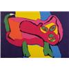 Image 1 : Karel Appel (b. 1921) Dutch, ANIMAL, 1970, color lithograph, signed in pencil, numbered edition...