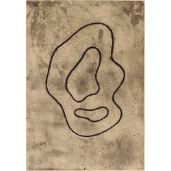 Jean Arp (1888-1966) French, UNTITLED, etching, image 9 1/2 x 6 1/2", full margins, soft crease...