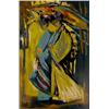 Image 1 : Asian Style (20th Century), TWO GEISHAS WITH UMBRELLA, oil painting on canvas, 60 x 40", signed...