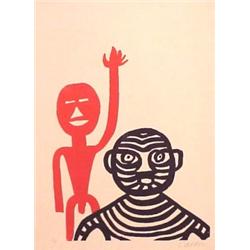 Alexander Calder (1898-1976) American, LES AFFICHISTES, color lithograph, signed in pencil, the...