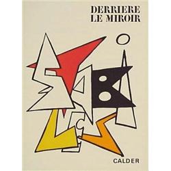 Alexander Calder (1898-1976) American, DERRIER LE MIROIR, No. 141, 1963, with eight color litho...