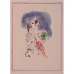 Marc Chagall (1887-1985) Russian/French, UNTITLED (M.528) from FLIGHT, 1969, color lithograph,...