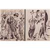 Image 1 : Marc Chagall (1887-1985) Russian/French, LITHOGRAPH II Series, 1963, two lithographs as publish...