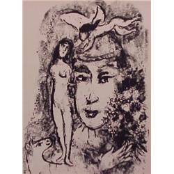 Marc Chagall (1887-1985) Russian/French, LE CLOWN BLANC (M.411), 1964, lithograph as published...