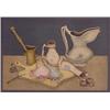 Image 1 : Mihail Chemiakin (b. 1943) Russian, STILL LIFE, color lithograph, signed in pencil, numbered ed...