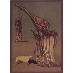 Mihail Chemiakin (b. 1943) Russian, UNTITLED, color lithograph, signed in pencil, artist's proo...