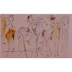 Salvador Dali (1904-1989) Spanish, HAMADRYADES MIMETIQUES ARBORESCENTES (M.465; F.71-11), 1971,...