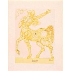 Salvador Dali (1904-1989) Spanish, DIVINE COMEDY series (F.-Canto C 26; M.1063), 1960, color wo...