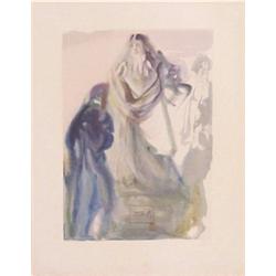 Salvador Dali (1904-1989) Spanish, DIVINE COMEDY series (F.-Canto 27; M.1133), 1960, color wood...