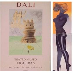 after Salvador Dali (1904-1989) Spanish, TEATRO MUSEO FIGUERAS, 1974, color lithograph poster,...