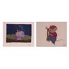 Image 1 : Walt Disney Studios, RESCUERS, two, original production animation cels, each 10 x 14", with Dis...