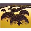 Image 1 : Eyvind Earle (20th Century) American, SANTA YNEZ OAKS (B.31), 1975, color screenprint, signed i...