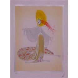 Erte (1892-1990) Russian, L' ORIENTALE, color screenprint, signed in pencil, the numbered editi...